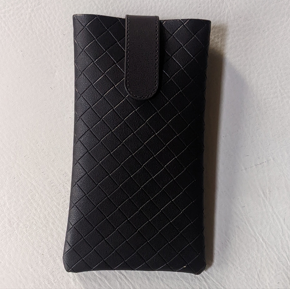 Bottega Veneta intrecciato genuine woven brown leather case Inrtetti 75864